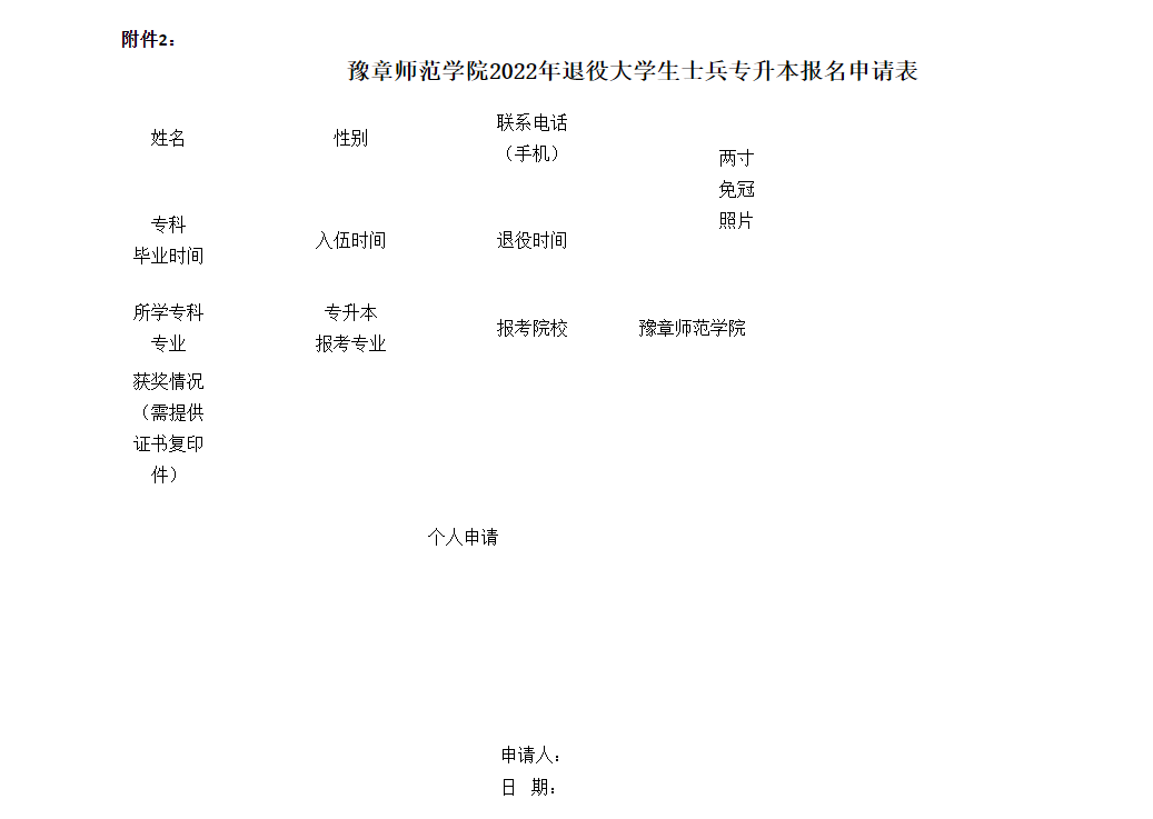 豫章师范学院 2022年专升本退役大学生士兵免试招生简章-江西英豪傅睿教育集团